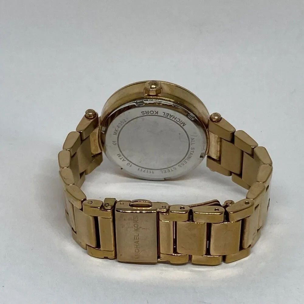 Michael Kors Parker MK6352 Women Stainless Steel Analog Dial Quartz Watch JK345